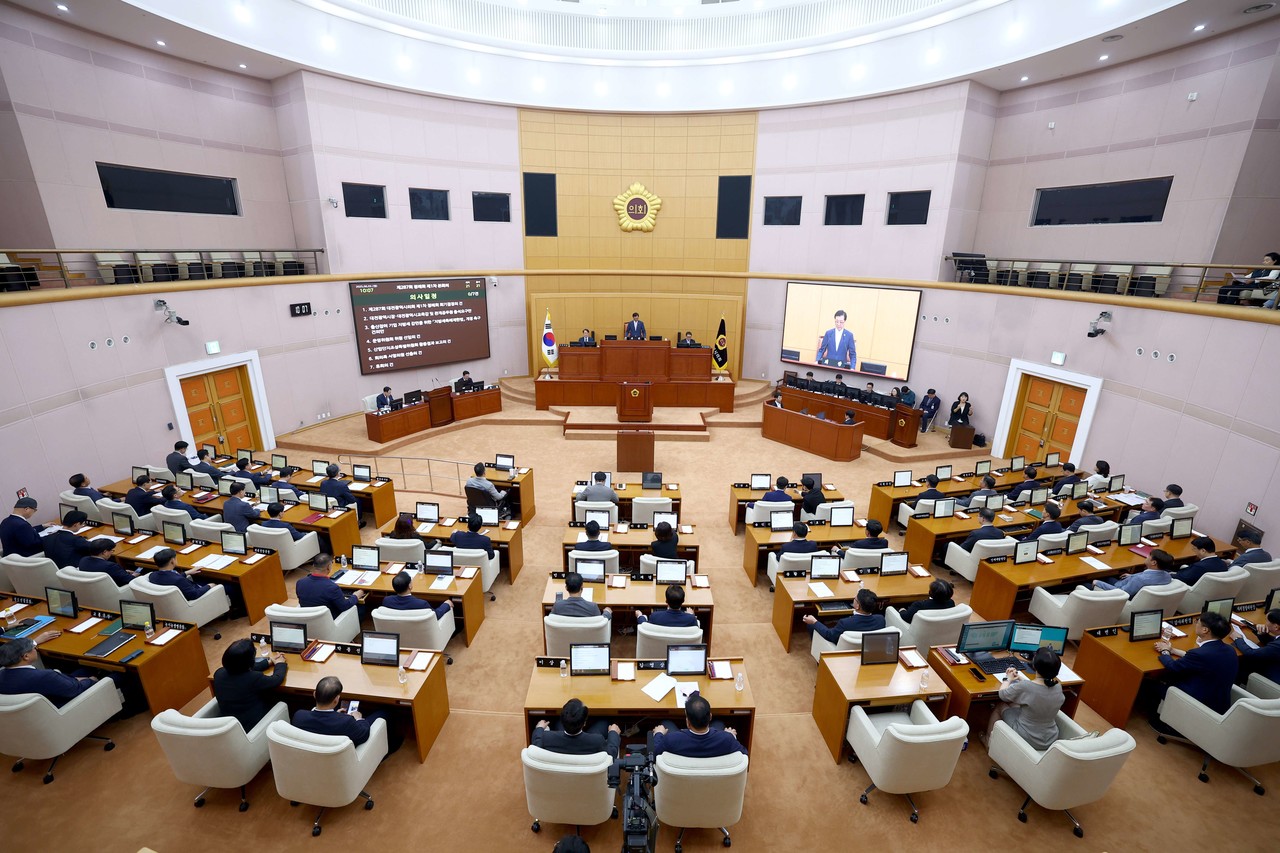 대전시의회(의장 조원휘)가 2일 제287회 제1차 정례회를 개회하고, 19일까지 18일간의 의사일정에 들어갔다. / 대전시의회 제공