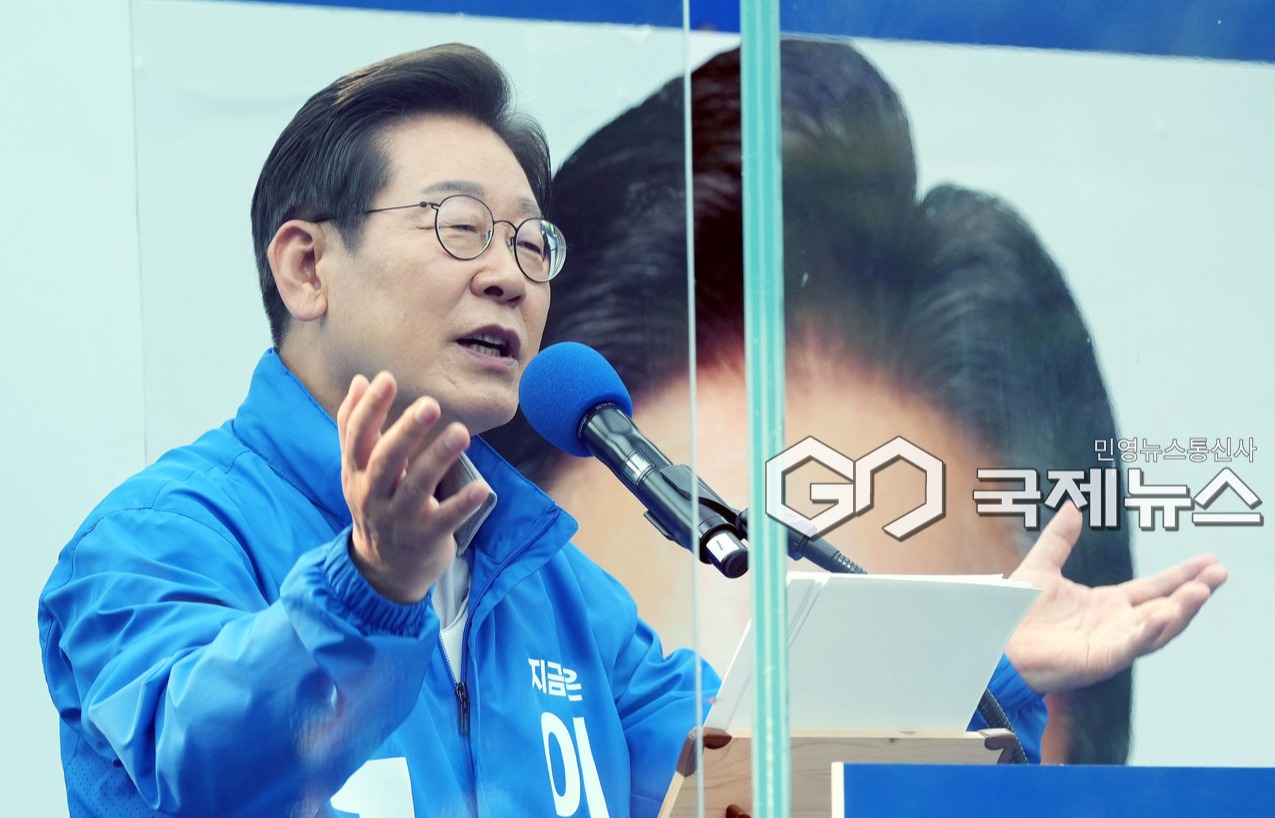 이재명 더불어민주당 대통령 후보/국제뉴스DB