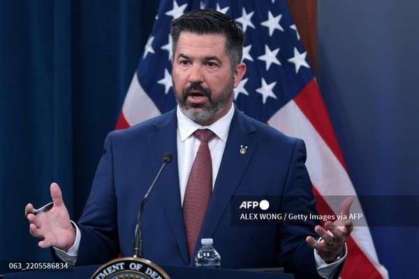 숀 파넬 미 국방부 대변인. 사진제공/AFP통신