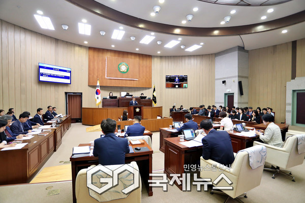 ▲ 의왕시의회, '제312회 제1차 정례회' 개회 [사진=의왕시의회]