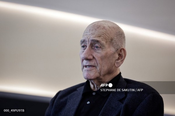 에후드 올메르트 전 이스라엘 총리. 사진제공/AFP통신