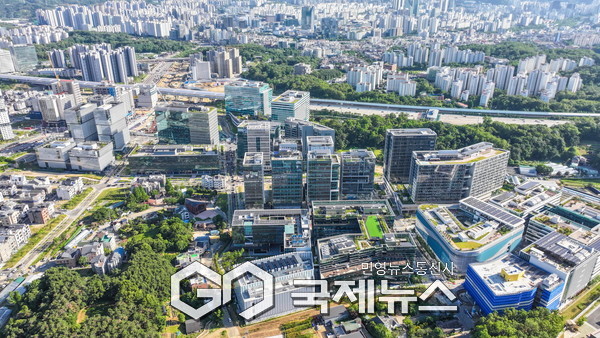 ▲ 과천시, 과천지식정보타운 기업 전경 [사진=과천시]