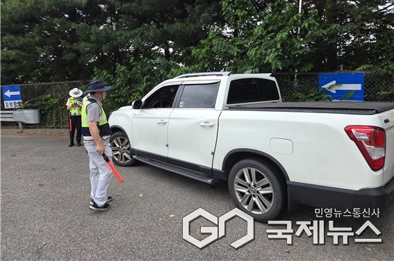 한국도로공사 서울경기본부, 유관기관과 통행료 체납차량 집중단속 실시(사진=도공서울경기본부)