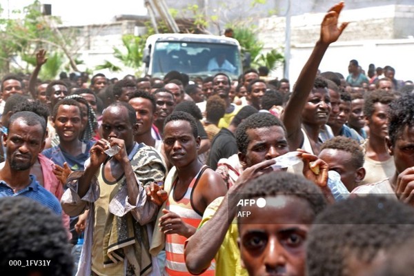 아프리카 이주민들(자료사진). 사진제공/AFP통신