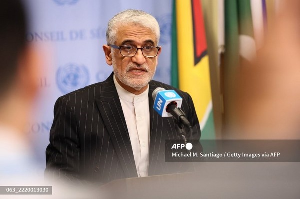 아미르 사에이드 이라바니 주유엔 이란대사. 사진제공/AFP통신