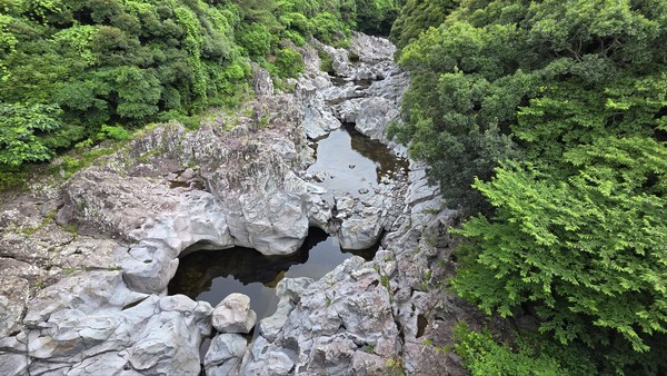 치유·힐링·웰빙에 대한 관심이 높아지면서 하례리를 찾는 발길도 꾸준하다. 특히 효돈천 내창 트레킹은 체험 프로그램 중 인기가 높다.[사진=문서현 기자]