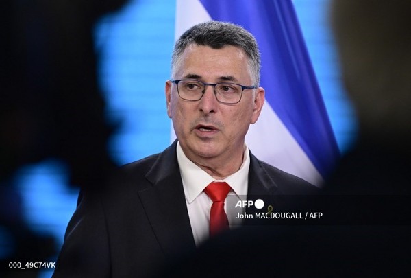 기드온 자르 이스라엘 외무장관. 사진제공/AFP통신