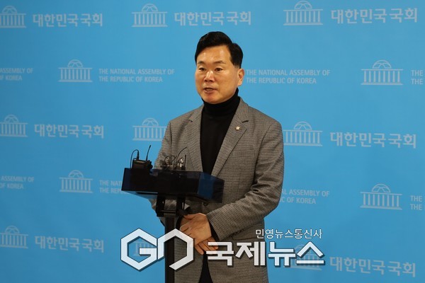 ▲국회 문화체육관광위원회 예산결산심사소위원회 소속 김승수 의원(국민의힘, 대구북구을) 사진=고정화 기자