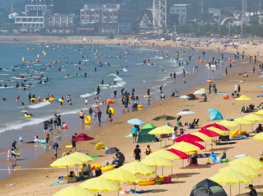 충남 태안군 만리포해수욕장 풍경(사진/태안군 제공)