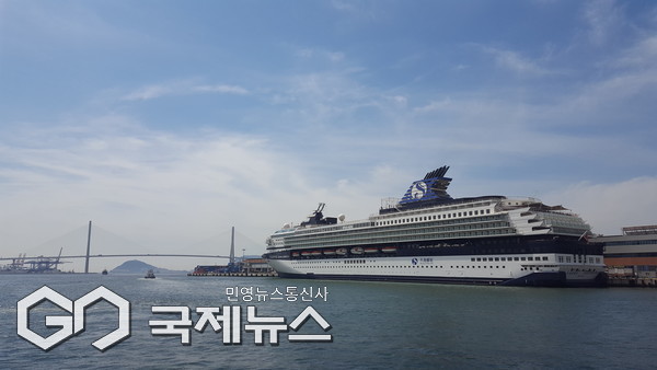 부산항에 입항한 크루즈선 모습/제공=BPA