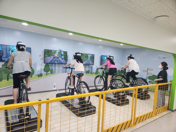  ‘안전체험 프로그램’ 체험 모습. 사진=인천시교육청