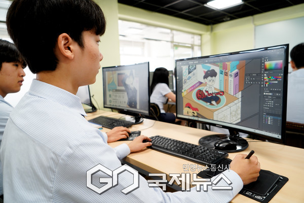 의정부 경민IT고,의료산업 특화 디자인 인재 양성 본격화.(사진제공.경민IT고)