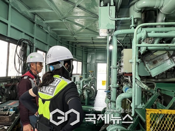 점검 현장. 사진=보령해양경찰서