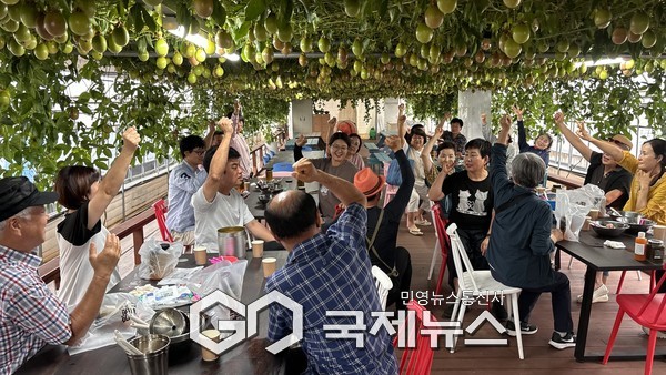 우수 체험농장 벤치마킹 실시/청양군청 제공