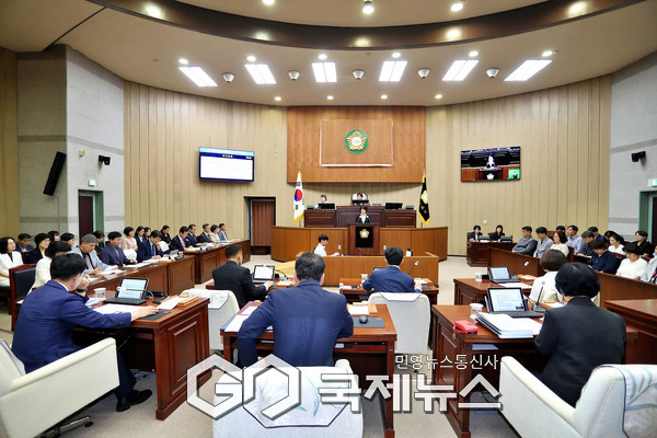 ▲313회 임시회 진행