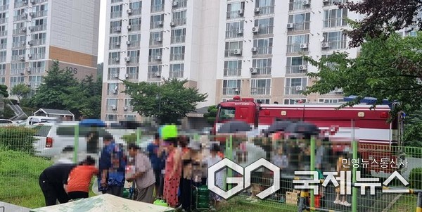 (사진제공=울산시) 울산소방본부, 서울주 일대 단수 사태에 긴급 급수지원