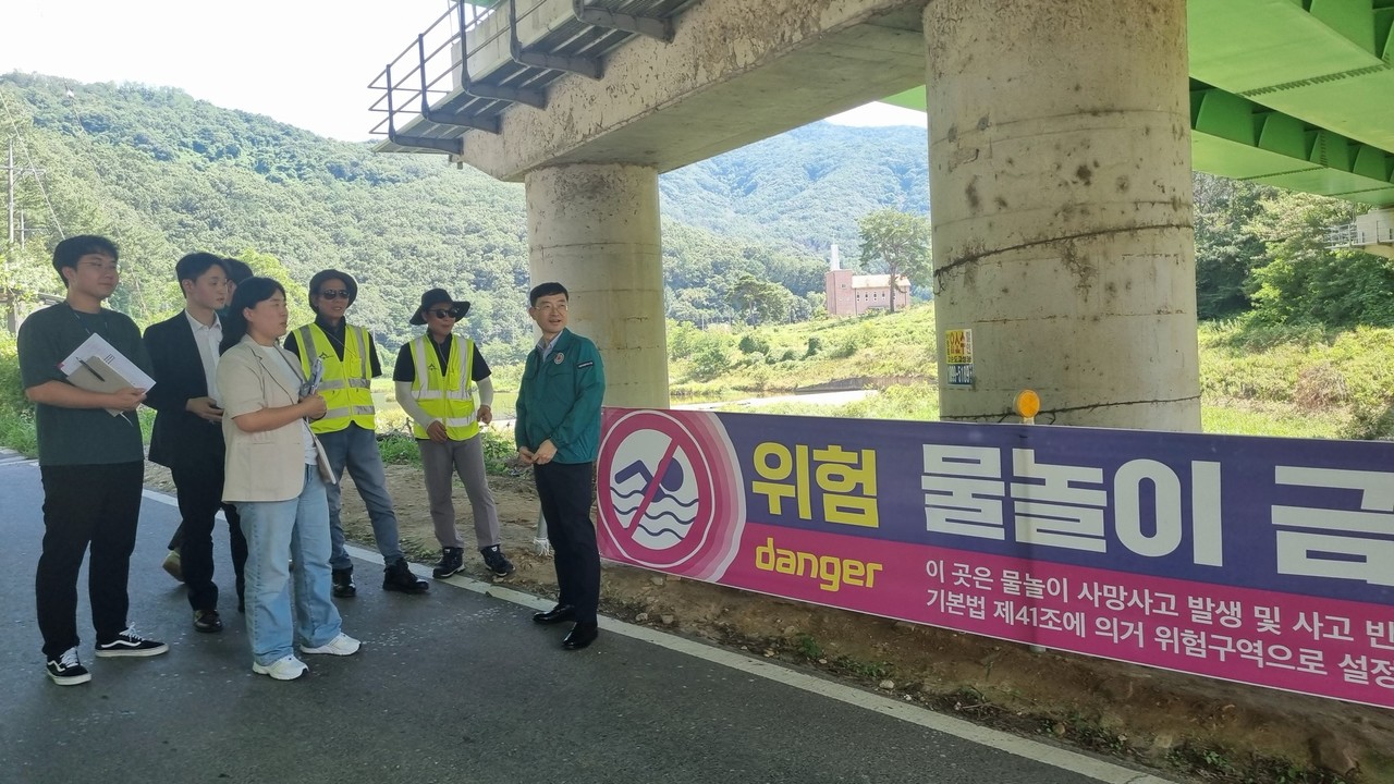 김하균 세종행정부시장이 지속되는 폭염으로 인한 여름철 취약 현장 안전점검에 나섰다.(세종시)
