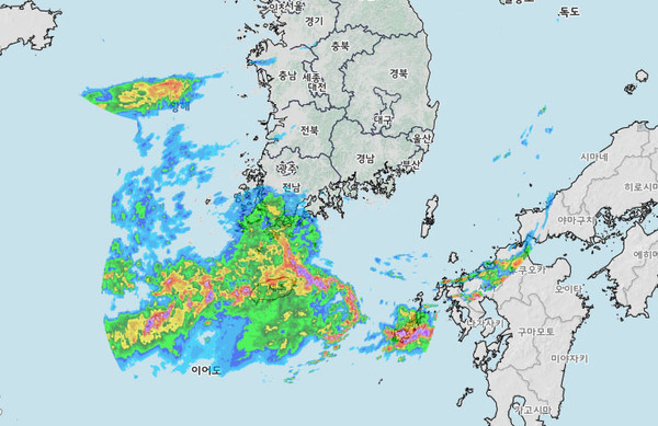 11일 오전 10시 10분 기준,. 제주도 날씨 (사진=기상청 제공)