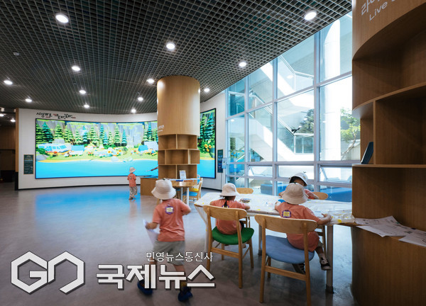 사상구 어린이복합문화공간 '사상마루' 내부/제공=부산디자인진흥원