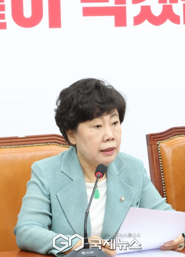 ▲국민의힘 ‘사법정의수호 및 독재저지 특별위원회’ 조배숙 위원장 사진=고정화 기자