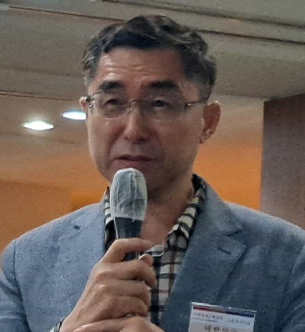 (사진제공=미래경제문화포럼) 질의 하는 이준원 전 농림축산식품부 차관 (현 세계식량기구 한국대표)