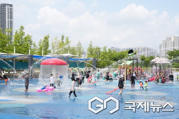 ‘도심 속 워터파크’ 하남시 물놀이장 8월 31일 운영 종료⋯8만 8천명의 발걸음(사진=하남시)