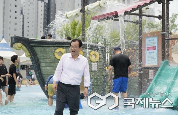 ‘도심 속 워터파크’ 하남시 물놀이장 8월 31일 운영 종료⋯8만 8천명의 발걸음(사진=하남시)