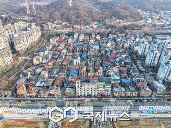 ▲ 과천시, 도시·주거환경정비 기본계획(안)과 환경영향평가 주민 공람 실시 / 별양동 단독주택지역 전경 [과천시제공]