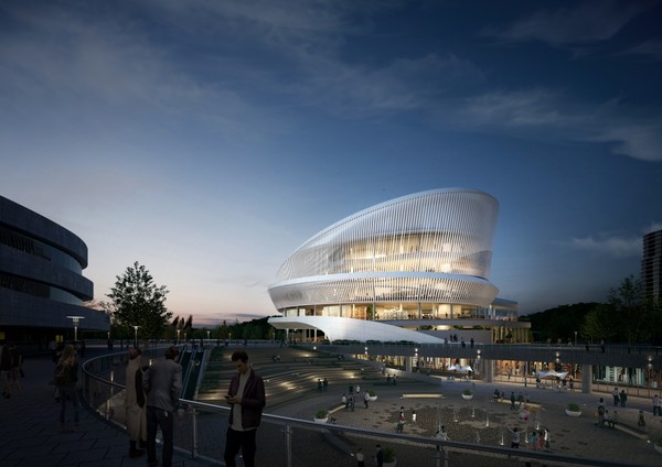 10월 개관하는 경기도서관 조감도. 제공=경기도청