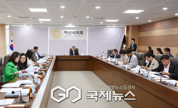 사진/아산시의회 제공