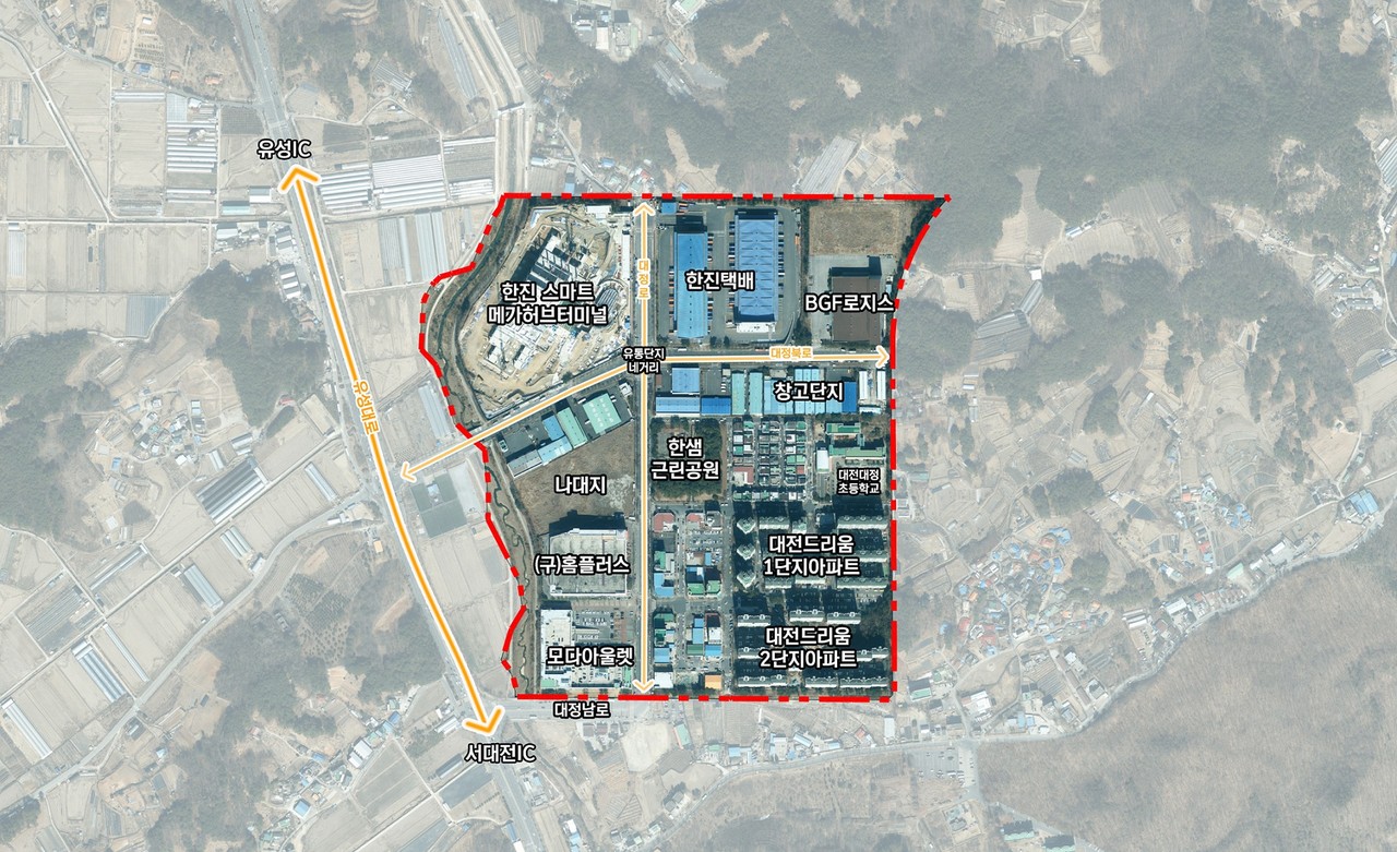 위치도 / 대전시 제공