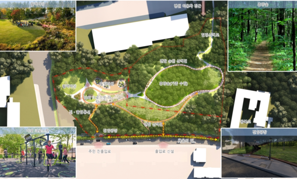 광평공원 조감도