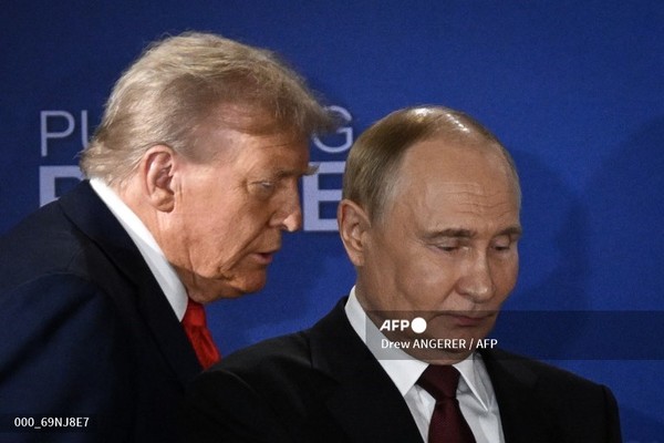 도널드 트럼프 미국 대통령과 블라디미르 푸틴 러시아 대통령. 사진제공/AFP통신