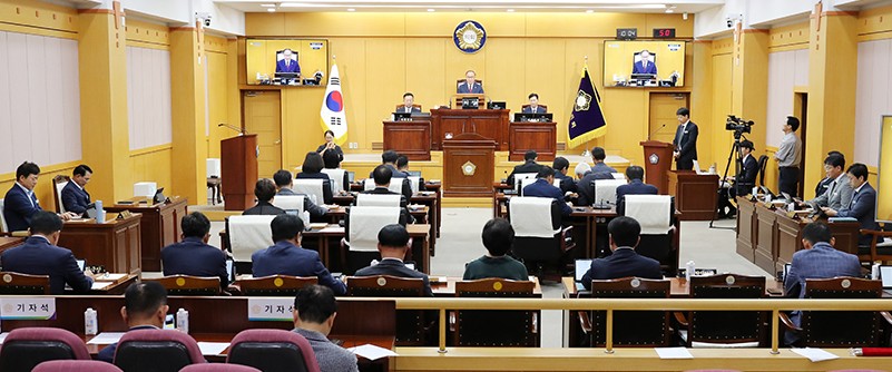 서산시의회는 9일 제308회 임시회를 4일간 일정으로 개회됐다(시의회)