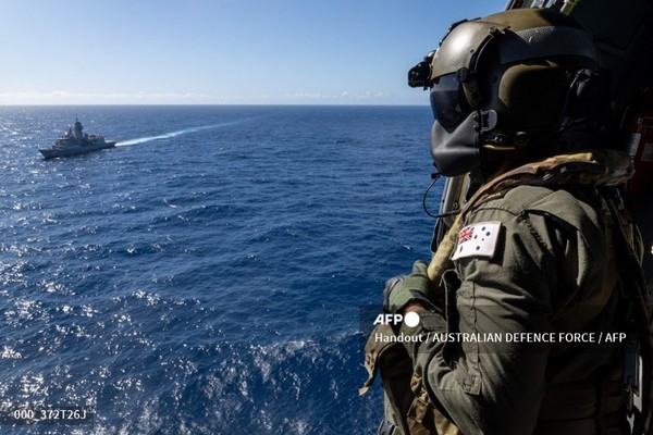 호주 왕립 해군. 사진제공/AFP통신