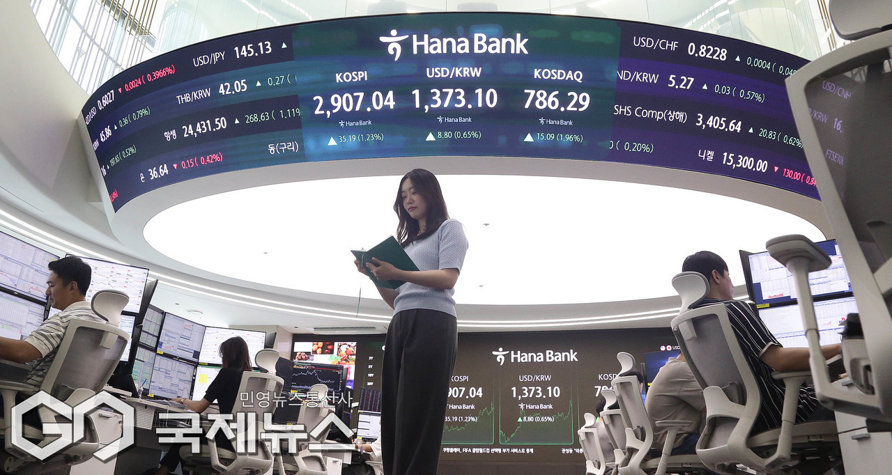 코스피 사흘째 강세, 코오롱모빌리티그룹 주가 상한가 터치 < 종합 < 경제 < 기사본문 - 국제뉴스