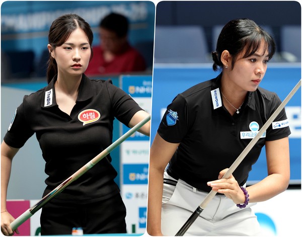 하림의 신예 박정현과 우리금융캐피탈의 스롱 피아비/@PBA