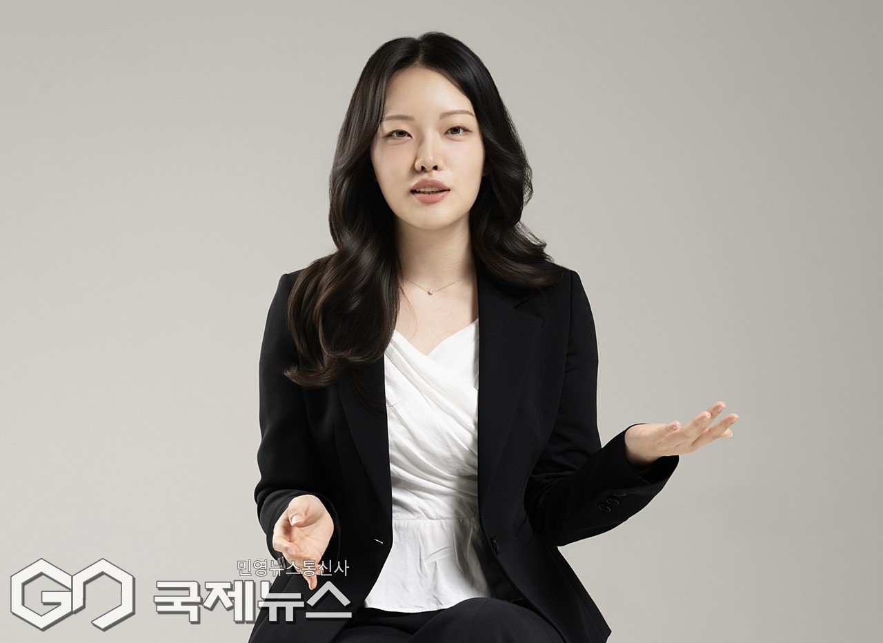 ▲황지원 나오벨르 대표는 19일 K-뷰티의 글로벌 시장 경쟁력에 대해 밝히고 있다./사진=이용우 기자