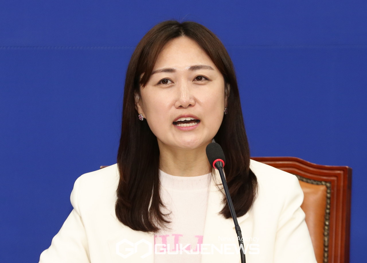 백승아 더불어민주당 원내대변인/국제뉴스DB