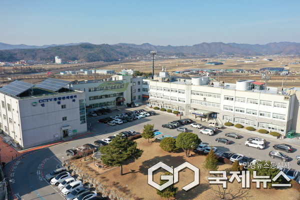 보은군 청사 전경.