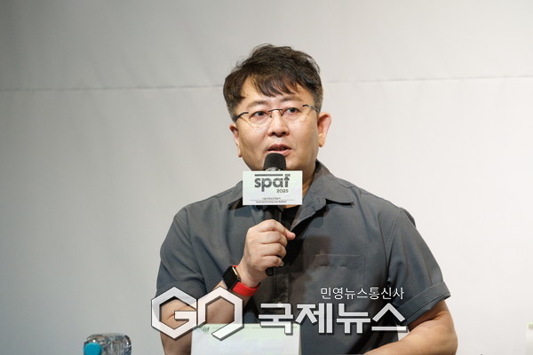 제25회 서울국제공연예술제 기자간담회 현장사진 ACC 정승재 공연사업과장 [사진제공=SPAF]