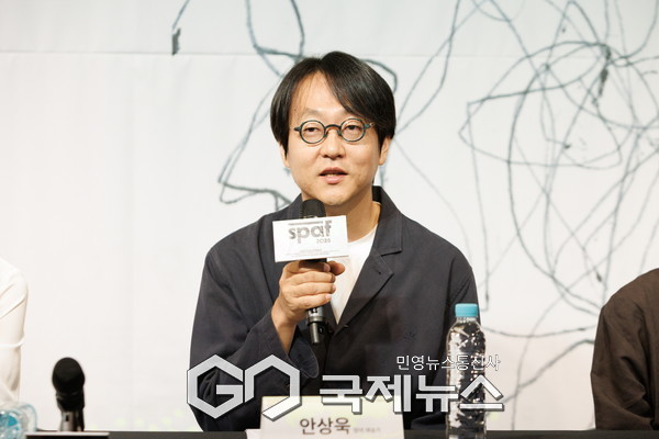 제25회 서울국제공연예술제 기자간담회 현장사진 안상욱 참여예술가 [사진제공=SPAF]