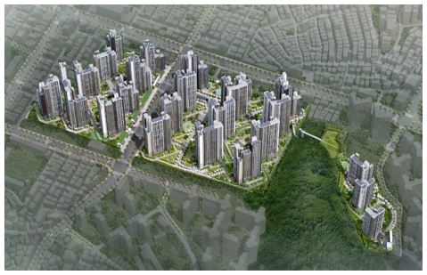 힐스테이트 광명11(가칭) 조감도(출처=현대건설)