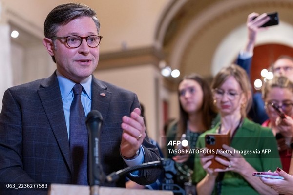 마이크 존슨 미 하원의장. 사진제공/AFP통신