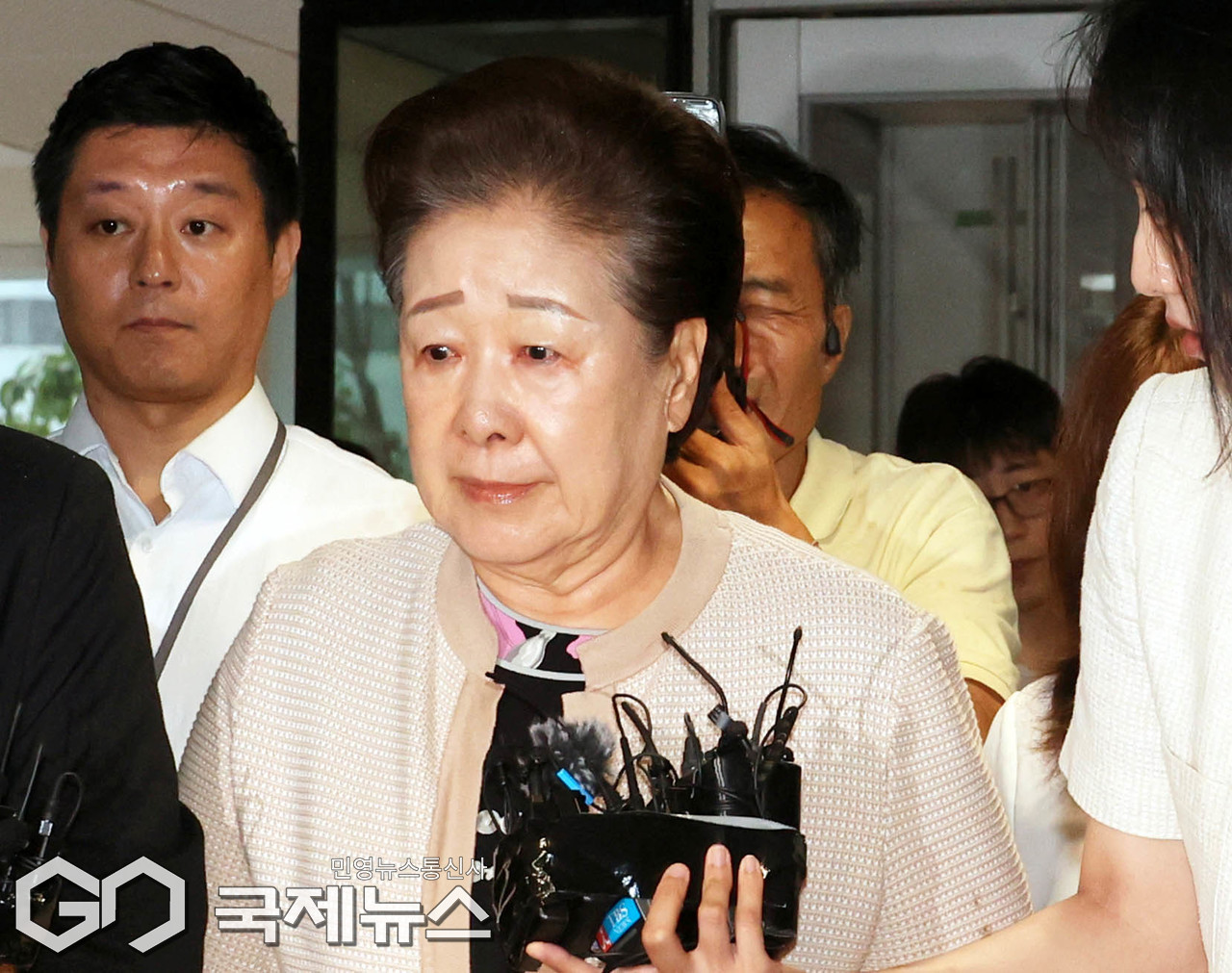 한학자 통일교 총재, 김건희 특검 사무실에 피의자 신분으로 출석./사진=국제뉴스DB