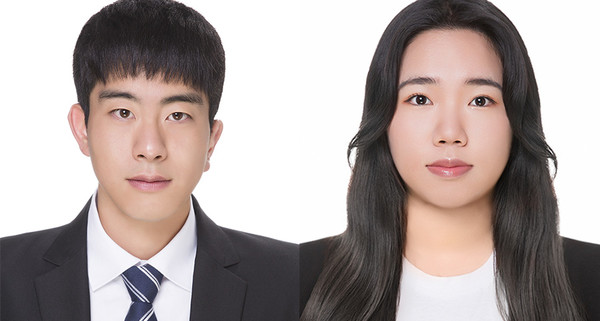 원광대 건축공학과 대학원생 이재인, 박정연 씨(사진=원광대학교 제공)