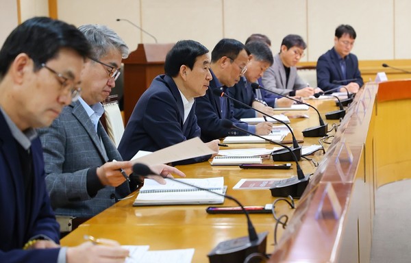 현안업무 보고회 모습