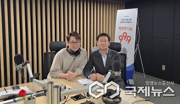 ​이상일 시장은 13일 OBS ‘굿모닝 OBS’에 출연해 지난 한 달 동안 용인에서 진행된 각종 현안과 성과를 소개했다(사진=용인시)​