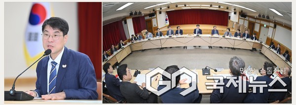 간부회의 모습(사진제공=대구시청)