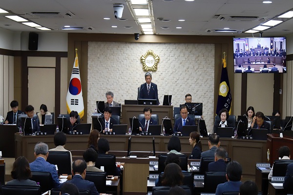 본회의 모습.(제공=진천군의회)